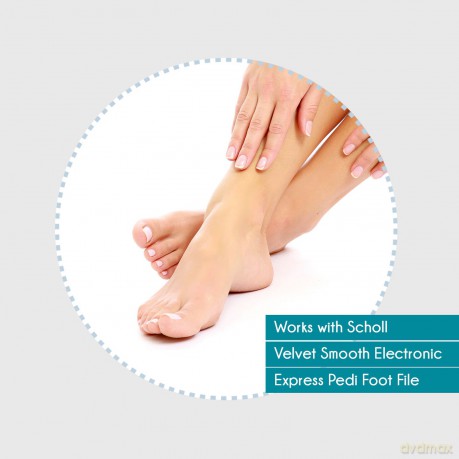 Scholl Velvet Smooth Diamond Pedi Extra Coarse Hard Skin Remover Refill