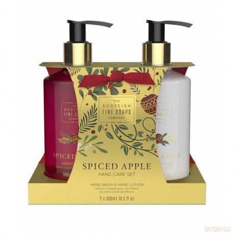 Scottish Fine Soaps Spiced Apple Handpflege-Set Pumpflaschen, 2 x 300 ml