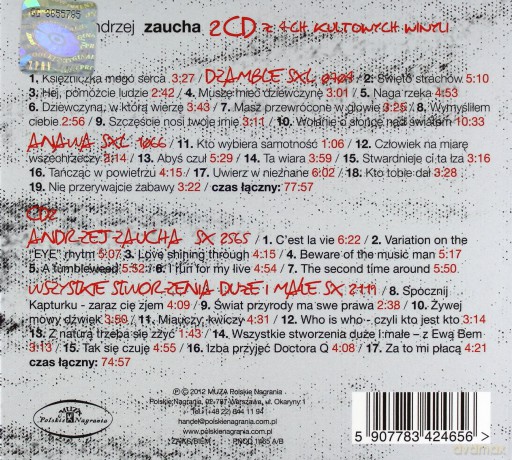 Andrzej Zaucha: Z 4-ch kultowych winyli [2CD]