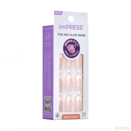 Self-adhesive nails ImPRESS Nails - Genuine 30 pcs