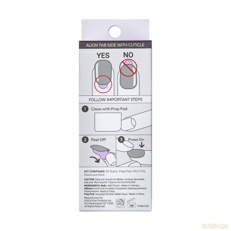Self-adhesive nails ImPRESS Nails - Ideal 30 pcs