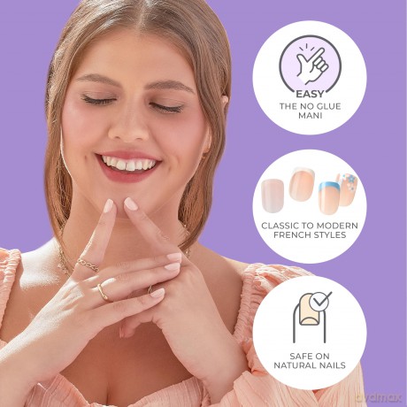 Self-adhesive nails ImPRESS Nails - Ideal 30 pcs