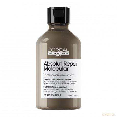 Serie Expert Absolut Repair Molecular Kräftiges Shampoo für alle geschädigten Haare 300 ml