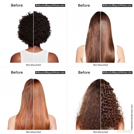 Serie Expert Absolut Repair Molecular Kräftiges Shampoo für alle geschädigten Haare 300 ml
