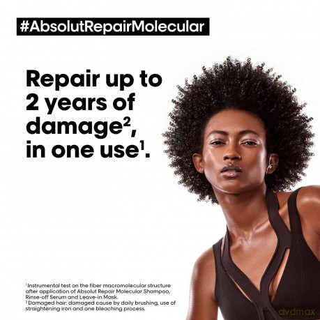 Serie Expert Absolut Repair Molecular Kräftiges Shampoo für alle geschädigten Haare 300 ml