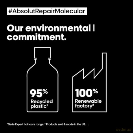 Serie Expert Absolut Repair Molecular Kräftiges Shampoo für alle geschädigten Haare 300 ml