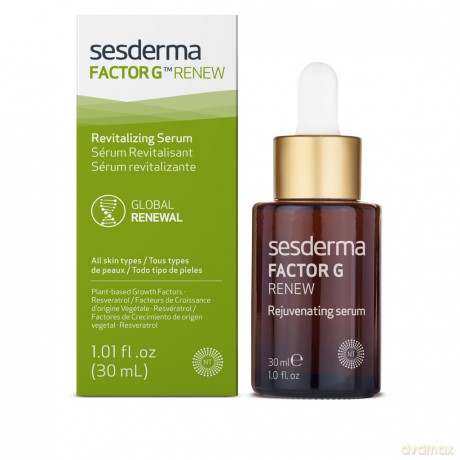 Sesderma | Factor G Renew Verjüngungsserum | Hydratisierte und Erneuerte Haut | Verjüngung | Reife Haut | Anti-Aging-Pflege.