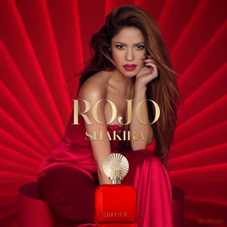 Shakira Perfumes - ROJO by Shakira Eau de Parfum für Damen - Langanhaltend - Kraftvoller, sinnlicher und charmanter Duft - Blumige, würzige und Bernsteinnoten - Ideal für tagsüber - 80 ml