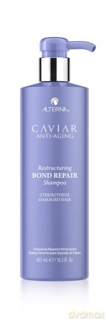 Shampoo for damaged hair Caviar Anti-Aging Restructuring Bond Repair Shampoo - Volume: 487 ml