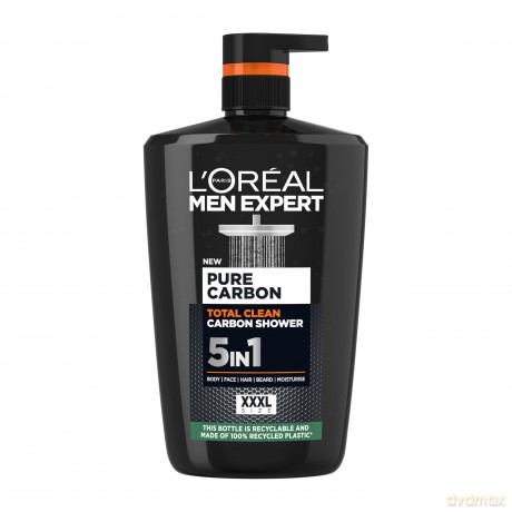 Shower gel for men Men Expert Pure Carbon Total Clean Carbon Shower - Volume: 1000 ml