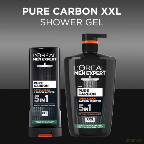Shower gel for men Men Expert Pure Carbon Total Clean Carbon Shower - Volume: 1000 ml