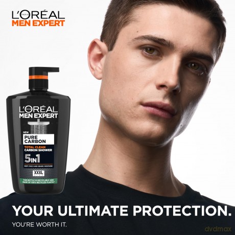 Shower gel for men Men Expert Pure Carbon Total Clean Carbon Shower - Volume: 1000 ml