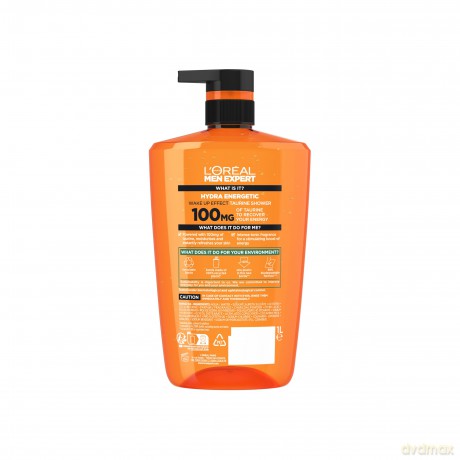 Shower gel Men Expert Hydra Energetic Wake Up Effect Taurine Shower - Volume: 1000 ml