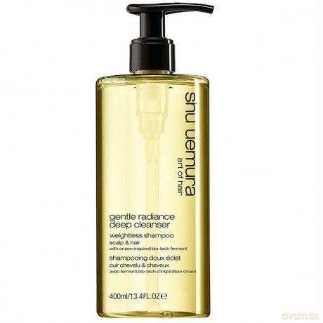 Shu Uemura, Gentle Radiance Cleanser, Sanftes Shampoo, Für alle Haartypen, Mit Biotech-Ferment, Entfernt Schmutz von der Kopfhaut, 400 ml
