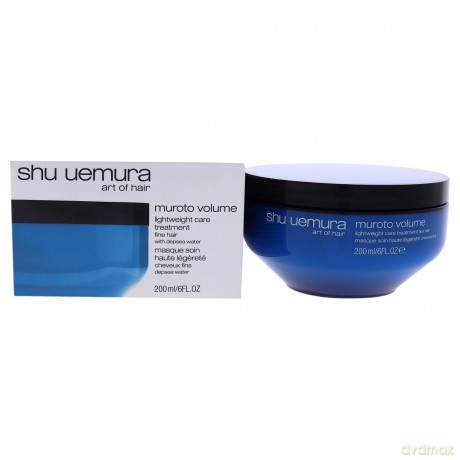 Shu Uemura, Muroto Volume, Volumengebende Pflegemaske, Für feines Haar, Mit Tiefseewasser Mineralien aus dem Pazifischen Ozean, Für volleres und geschmeidiges Haar, 200 ml