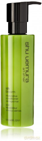 Shu Uemura, Silk Bloom, Kräftigender Conditioner, Für geschädigtes und strapaziertes Haar, Mit Arganöl, Repariert die Haarstruktur, Für ein seidiges Haargefühl, 250 ml