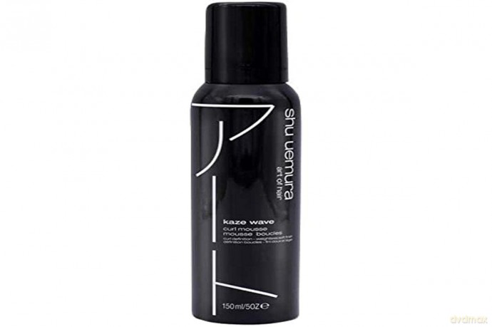 Shu Uemura, Style, Kaze Wave, Curl Mousse, Volumengebender Stylingschaum, Für alle Haartypen, Flexibler Halt, Für sanft fließende Wellen, Hitzeschutz und Anti-Frizz, 150 ml