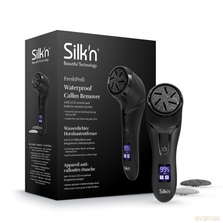 Silk'n Silk'n FreshPedi schwarz - elektrischer Hornhautentferner, wasserdicht, mit Vakuumsystem