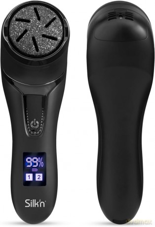 Silk'n Silk'n FreshPedi schwarz - elektrischer Hornhautentferner, wasserdicht, mit Vakuumsystem