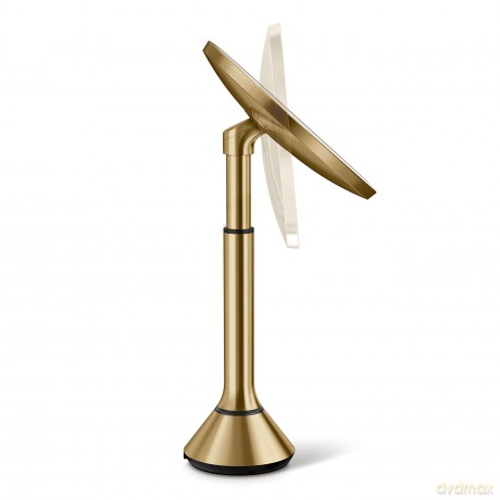 Simplehuman ST3061 Sensorspiegel mit Touch-Control-Helligkeit und Dual-Lichteinstellung, Messing, Edelstahl