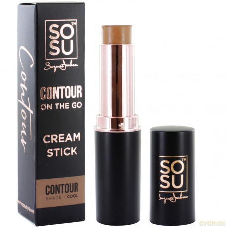 SOSU by Suzanne Jackson Cream Stick Contour Cool Cream Concealer Contour Makeup Highly Pigmented