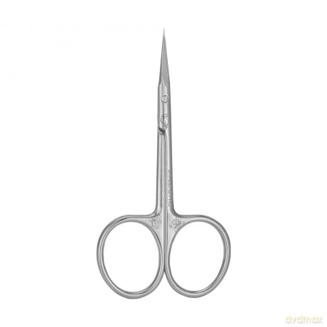 STALEKS PRO - Professionelle Nagelhautschere mit gebogener Spitze Exclusive 21 TYPE 2 (Design: Magnolia Fior) SX-21/2m