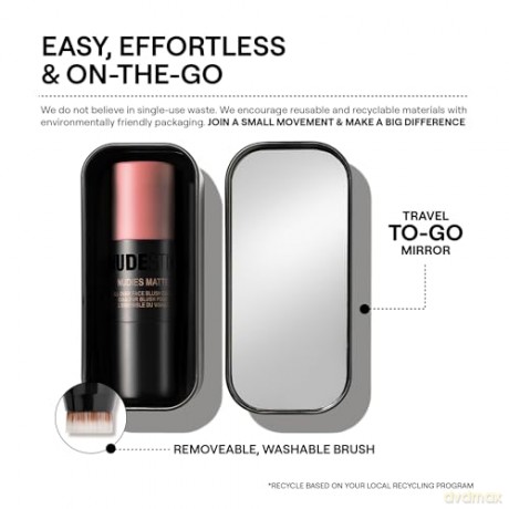 Stick for eyes, cheeks and lips Nudies Matte All Over Face Blush Color 7 g - Shade: Bare Back