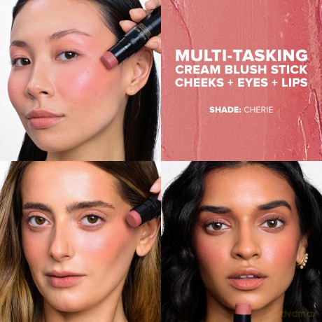Stick for eyes, cheeks and lips Nudies Matte All Over Face Blush Color 7 g - Shade: Cherie