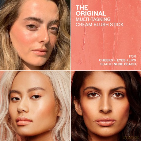 Stick for eyes, cheeks and lips Nudies Matte All Over Face Blush Color 7 g - Shade: Nude Peach