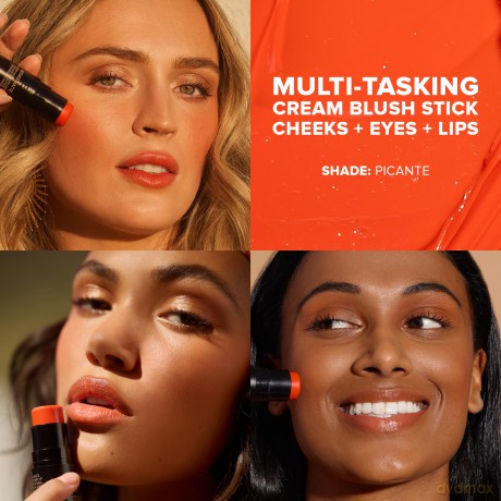 Stick for eyes, cheeks and lips Nudies Matte All Over Face Blush Color 7 g - Shade: Picante