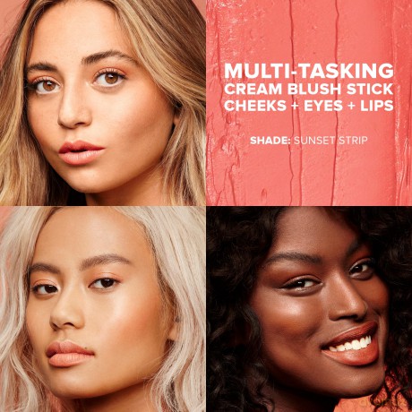 Stick for eyes, cheeks and lips Nudies Matte All Over Face Blush Color 7 g - Shade: Sunset Strip