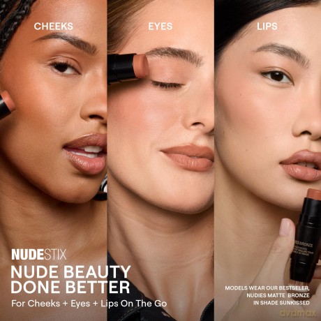 Stick for eyes, cheeks and lips Nudies Matte Bronze All Over Bronze Color - Shade: Deep Maple, Eh