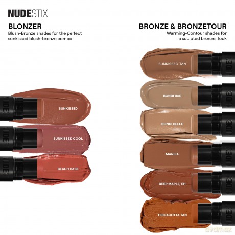 Stick for eyes, cheeks and lips Nudies Matte Bronze All Over Bronze Color - Shade: Sunkissed