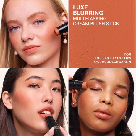 Stick for eyes, cheeks and lips Nudies Matte Lux All Over Face Blush Color 7 g - Shade: Dolce Darlin