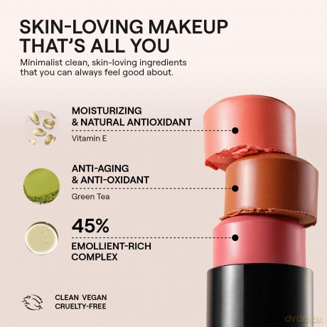 Stick for eyes, cheeks and lips Nudies Matte Lux All Over Face Blush Color 7 g - Shade: Nude Buff
