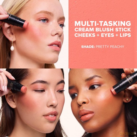 Stick for eyes, cheeks and lips Nudies Matte Lux All Over Face Blush Color 7 g - Shade: Pretty Peachy