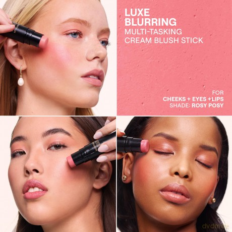 Stick for eyes, cheeks and lips Nudies Matte Lux All Over Face Blush Color 7 g - Shade: Rosy Posy