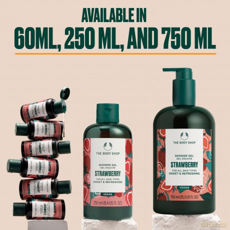 Strawberry shower gel Shower Gel - Volume: 60 ml