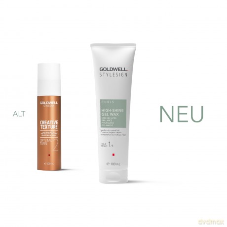STYLESIGN CURLS HOCHGLANZ GEL-WACHS ideal für mittelstarkes bis kräftiges Haar, 100ml