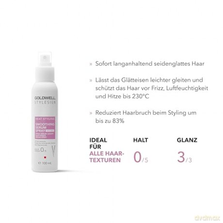 STYLESIGN HEAT STYLING GLÄTTENDES SERUM SPRAY ideal für alle Haarstrukturen, 100ml