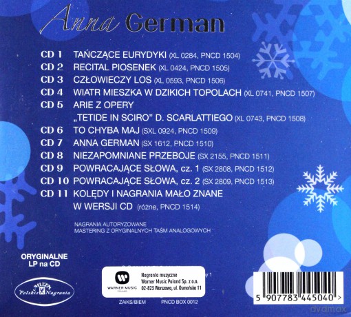 Anna German Kolekcja [BOX] [11CD]