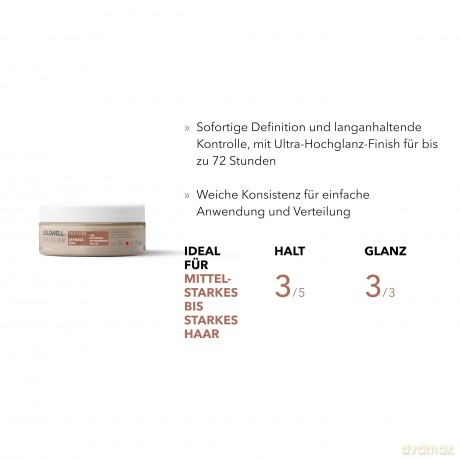 STYLESIGN TEXTURE DEFINIERENDES WACHS ideal für mittelstarkes bis kräftiges Haar, 75ml