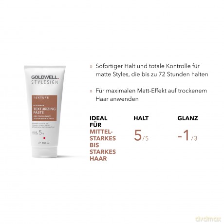 STYLESIGN TEXTURE ROUGHMAN TEXTURGEBENDE PASTE ideal für mittelstarkes bis kräftiges Haar, 100ml
