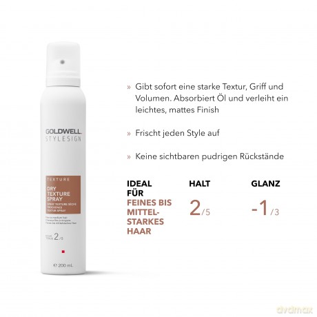 STYLESIGN TEXTURE TROCKENES-TEXTUR SPRAY ideal für feines bis mittelstarkes Haar, 200ml