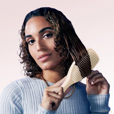 Tangle Teezer | The Wet Detangler Große Haarbürste für nasses und trockenes Haar | Für alle Haartypen | Beseitigt Knoten und reduziert Haarbruch | Cappuccino