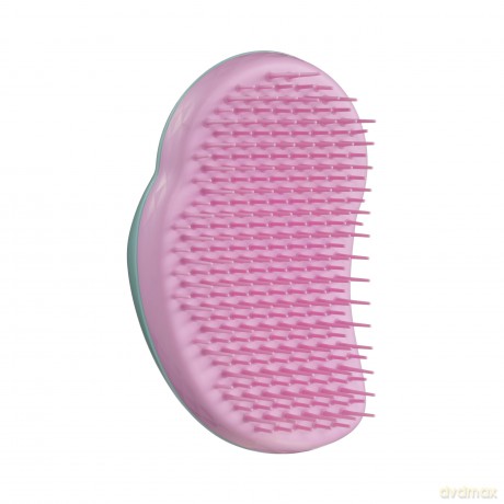 Tangle Teezer Die originale Mini-Haarbürste zum Entwirren, Handflächengröße, perfekt für Kinder und Reisen, ideal für nasses und trockenes Haar, reduziert Fliegen, Marineblaugrün und Rosenknospe