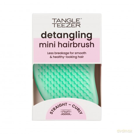 Tangle Teezer Mini Haarbürste Tropicana Green Original, Entwirrbürste für nasses und trockenes Haar, Bürste ohne Ziepen Kinderfreundlich, Reise-Haarbürste