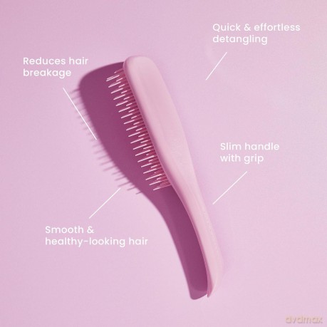 Tangle Teezer Ultimate Detangler, Haarbürste Hyper Yellow Rosebud, Bürste für trockenes & nasses Haar, Haarbürste ohne Ziepen