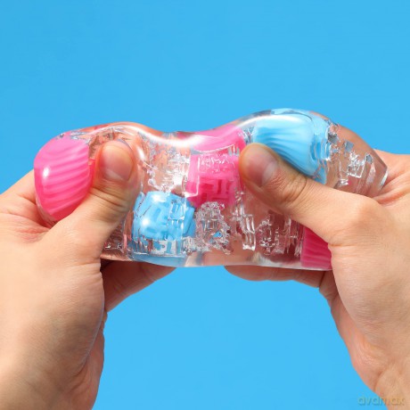TENGA BOBBLE CRAZY CUBES - Wiederverwendbarer Masturbator - Sleeve für Männer - Hygienisches Sexspielzeug - Intensive Stimualtion und leichte Reinigung