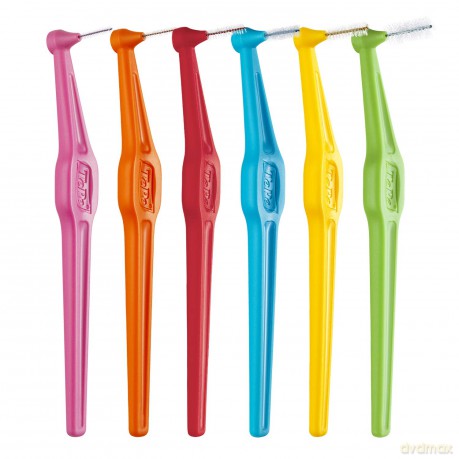 TePe Interdentalbürsten Angle gelb, 0.7 mm, 6 Stück